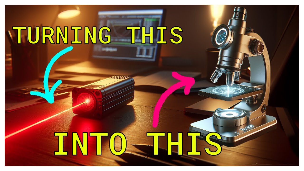 Laser Projection Microscope Build
