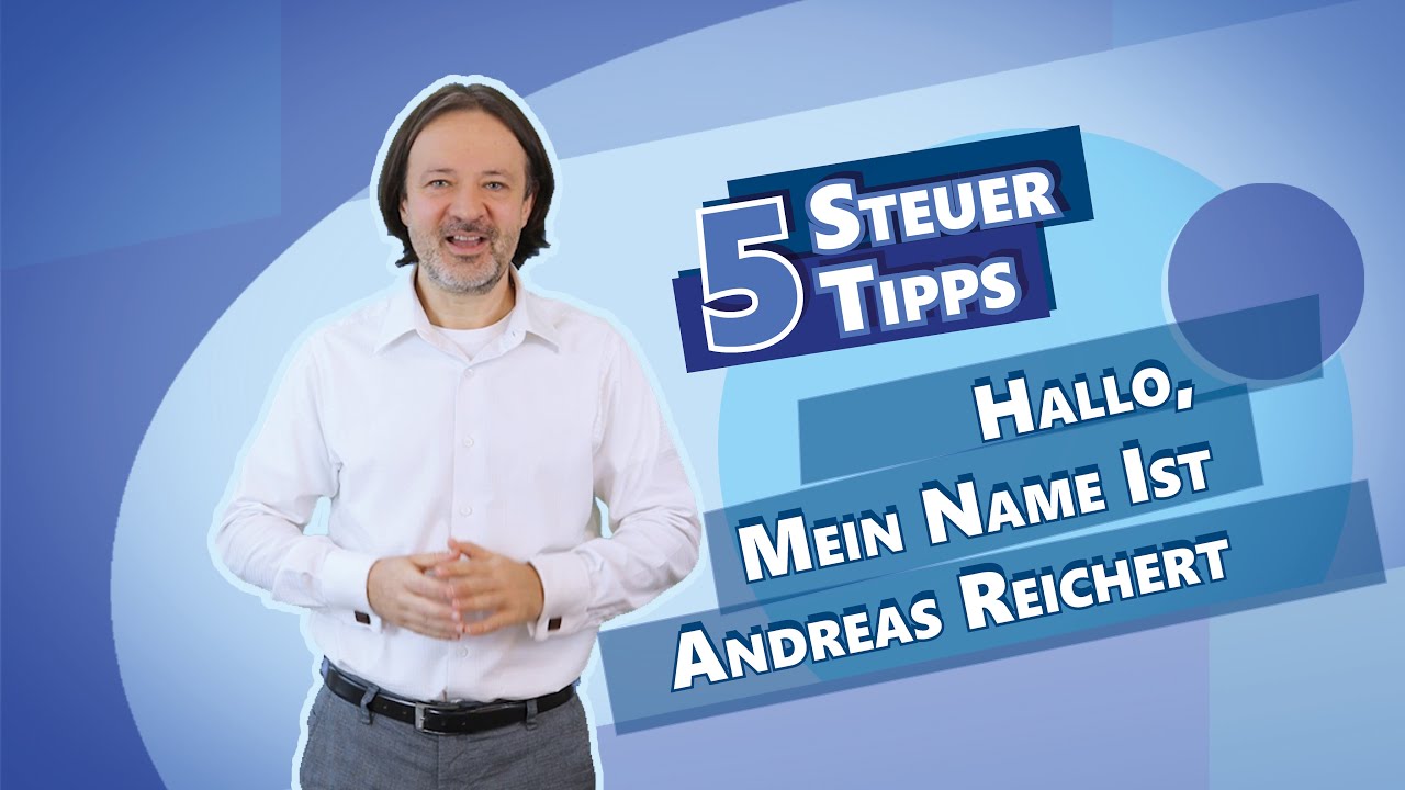 Hallo, ich bin Andreas Reichert!