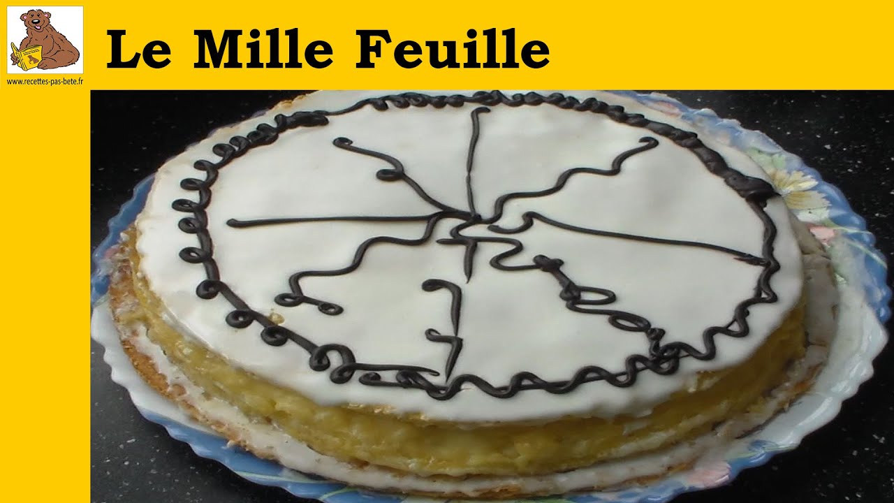 Le mille feuille (recette facile)