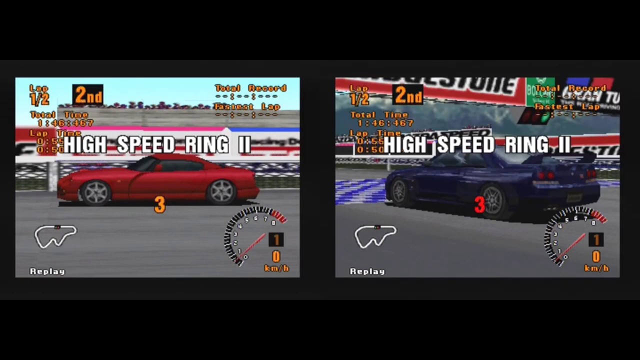 Gran Turismo 1 - Megaspeed Cup: TVR Cerbera vs R33 GT-R