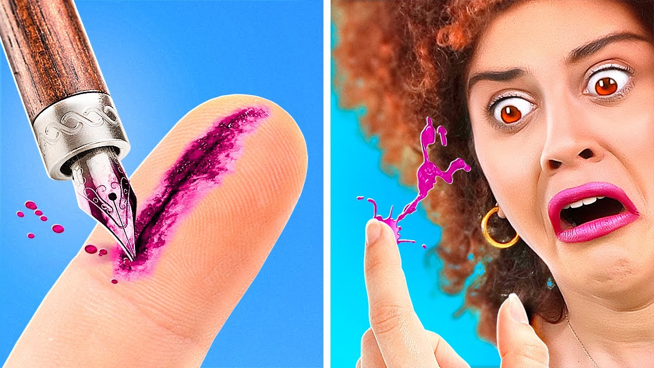 مقالب طريفة بين الأصدقاء في الهالوين || حيل المكياج وأفكار لمقالب مخيفة