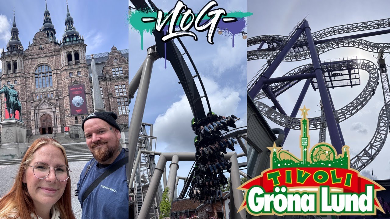 So verrückt ist kein anderer FREIZEITPARK der WELT gebaut! - Gröna Lund - Ride Review VLOG