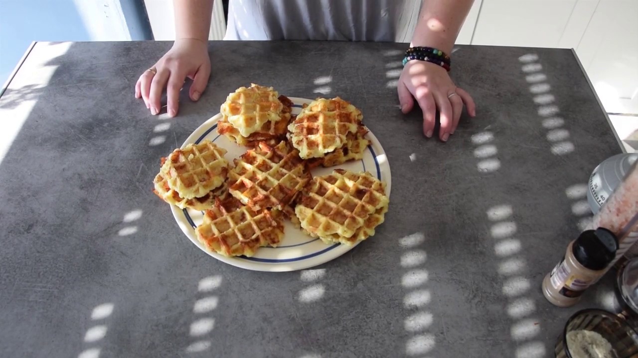 Recette anti-gâchis gaufres aux pommes de terre 🥔🥔🥔