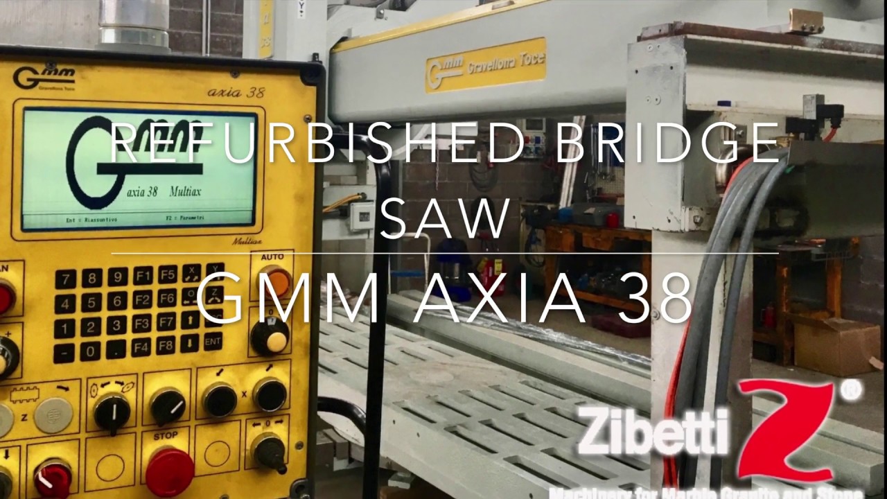 Zibetti - RECONDITIONED Bridge Saw Gmm FOR SALE Axia 38 A cod. ZW242