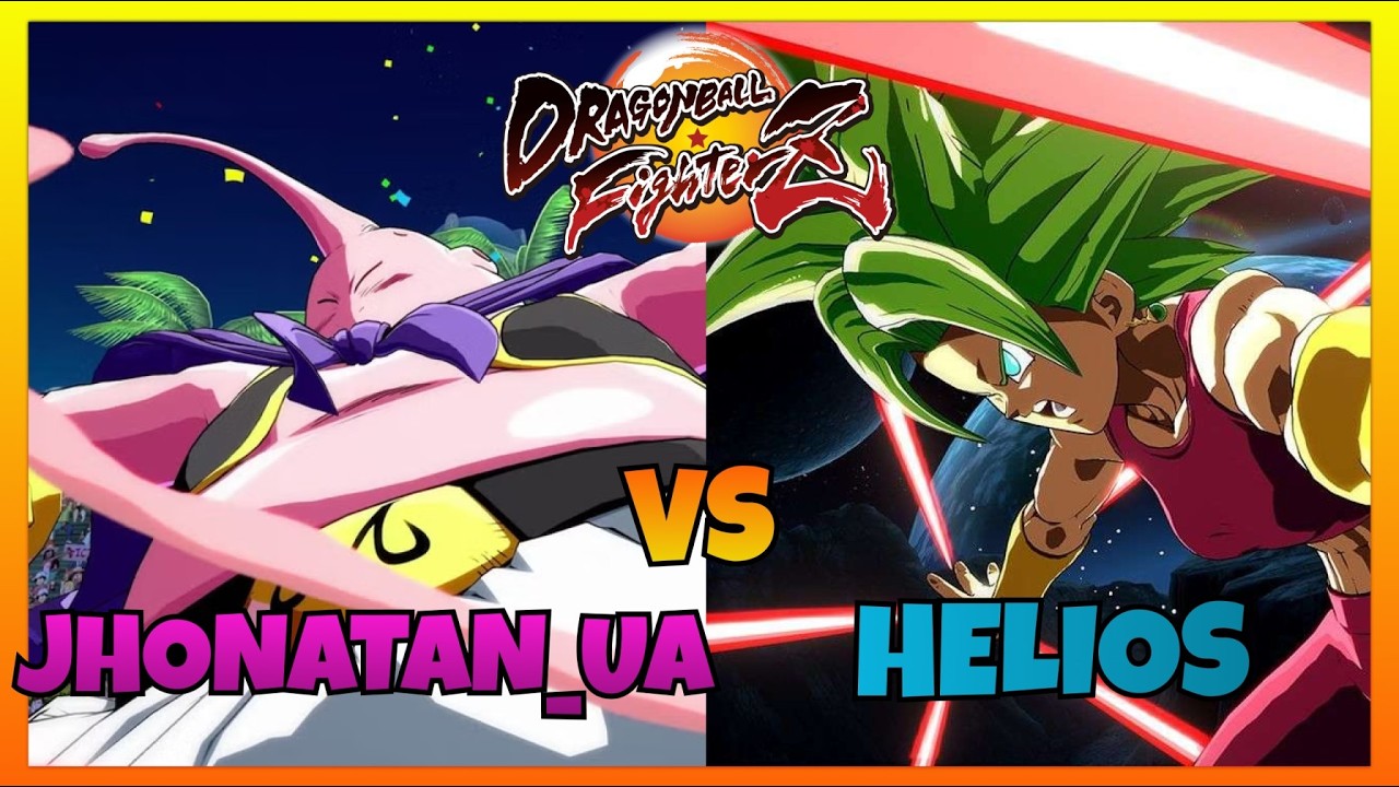 DBFZ - JHONATAN_UA vs HELIOS gameplays (Jiren, Majin Buu, Janemba vs Kefla, Cell, Android 18)