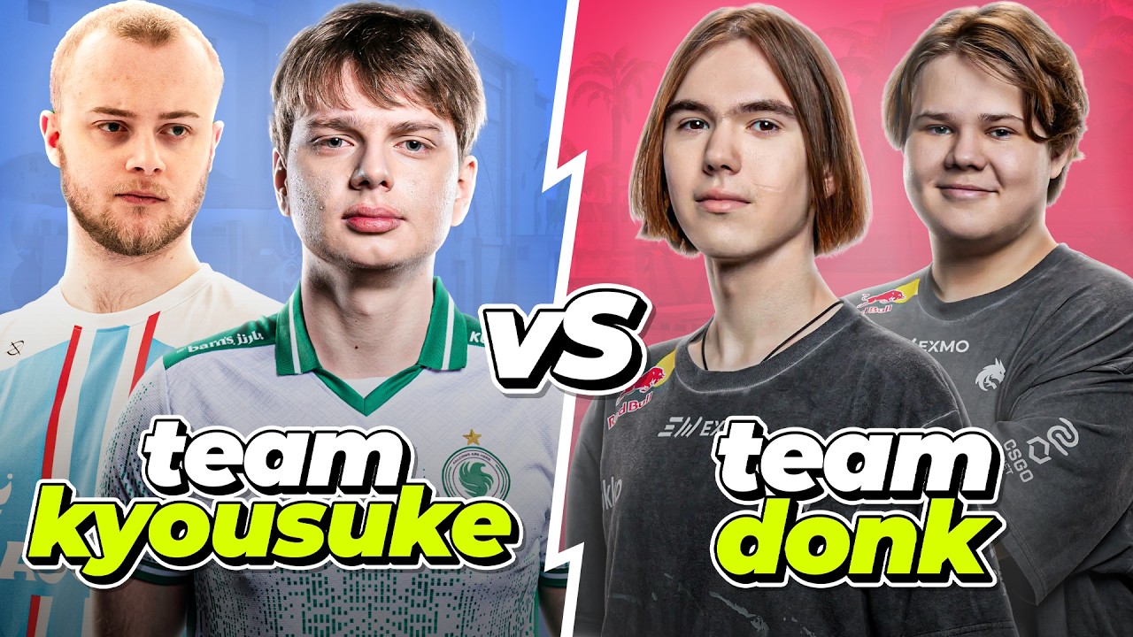 DONK против KYOUSUKE на FACEIT с руководством по утилитам, видом от нескольких точек зрения и гол...