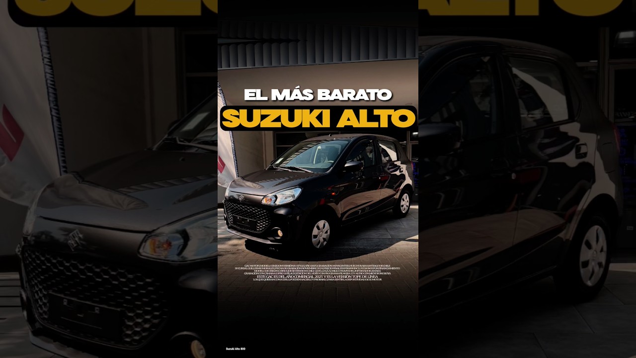 Suzuki Alto 800 | As&iacute; es el auto m&aacute;s barato en #Chile #suzuki