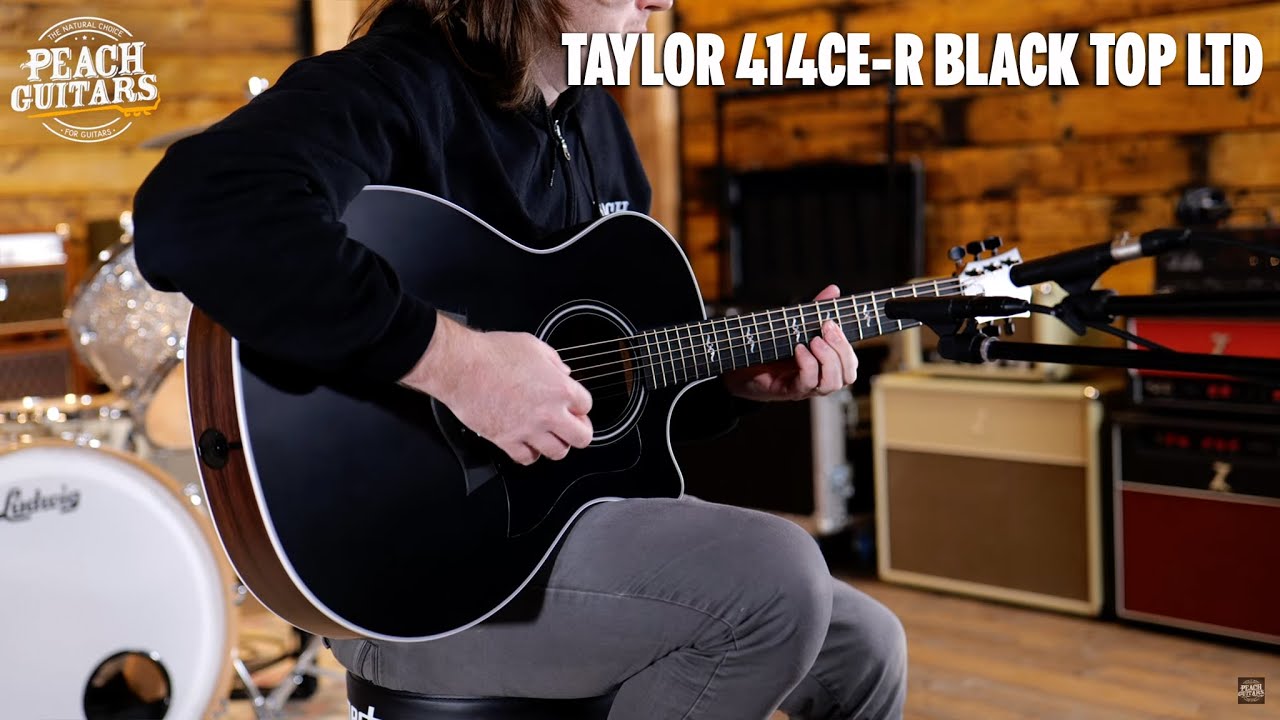 No Talking...Just Tones | Taylor 400 Series | 414ce-R Blacktop LTD