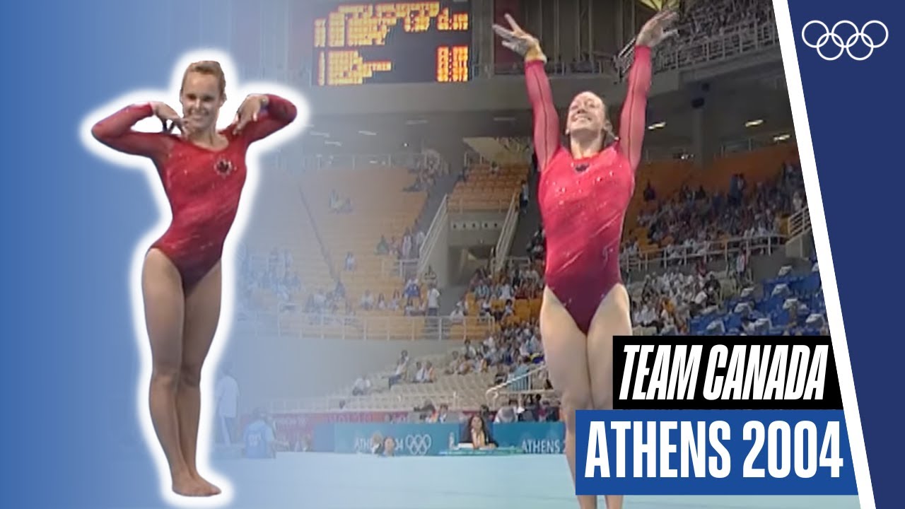 Unforgettable Performance! Canada's Women's Team Floor Routines at Athens 2004 🇨🇦🤸🏽