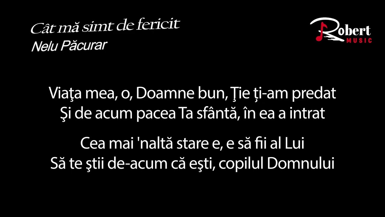 Nelu Pacurar ✘ Cât mă simt de fericit