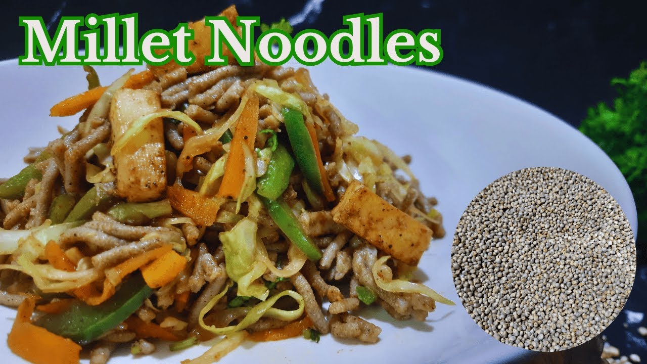 Homemade Millet Noodles Recipe | Healthy & Easy Millet Snack | Millet Palate