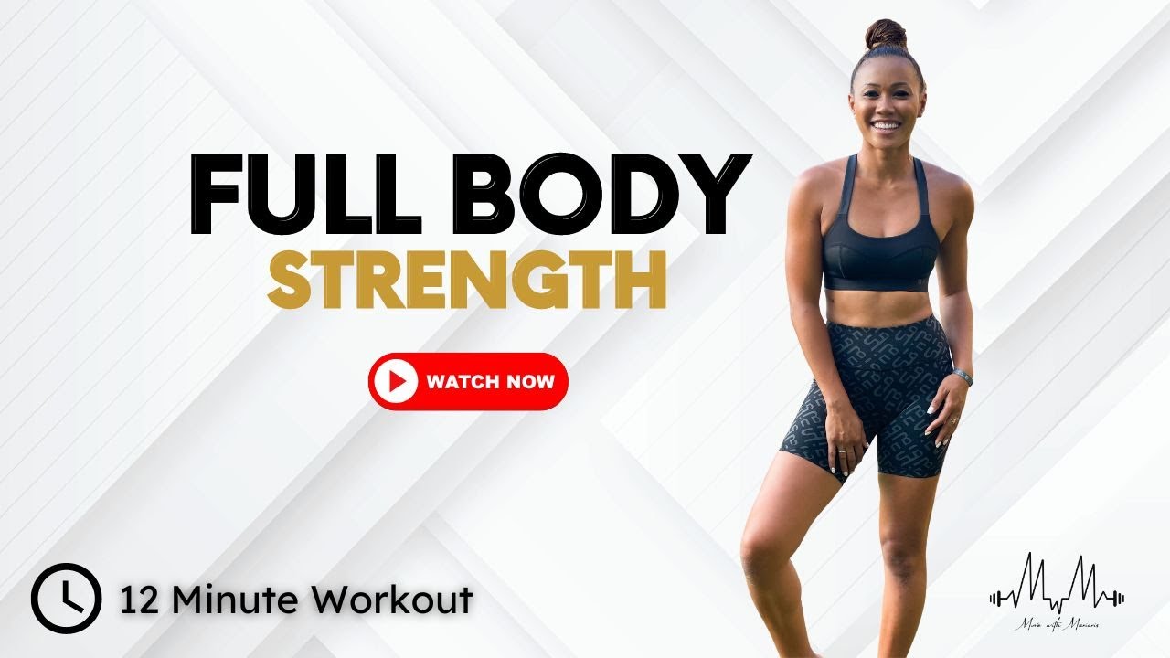NEW!! 12-Min Full Body Strength Workout! | Dumbbell Workout | Move with Maricris