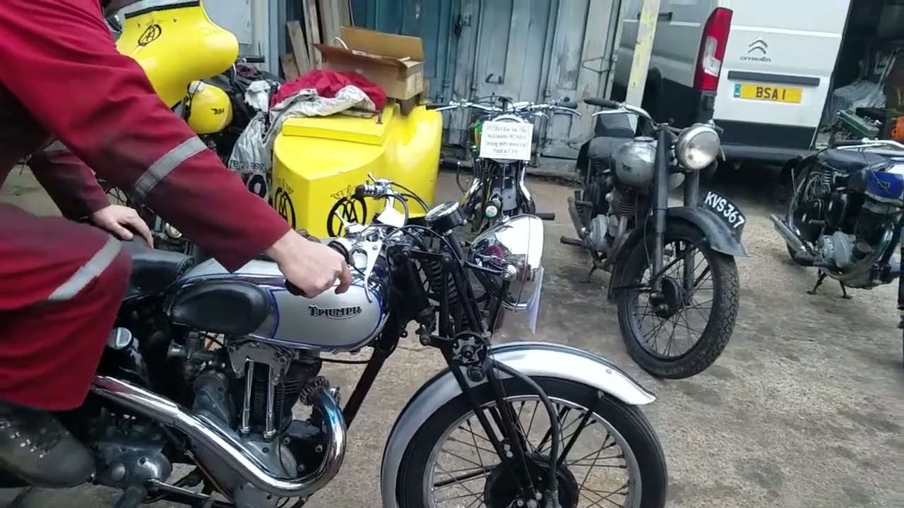 1938 Triumph Tiger 70 250cc at Andy Tiernans #08343TRI