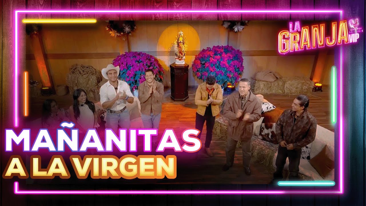 Los granjeros se unieron a las mañanitas a la Virgen y disfrutaron de un momento lleno de fe y amor.