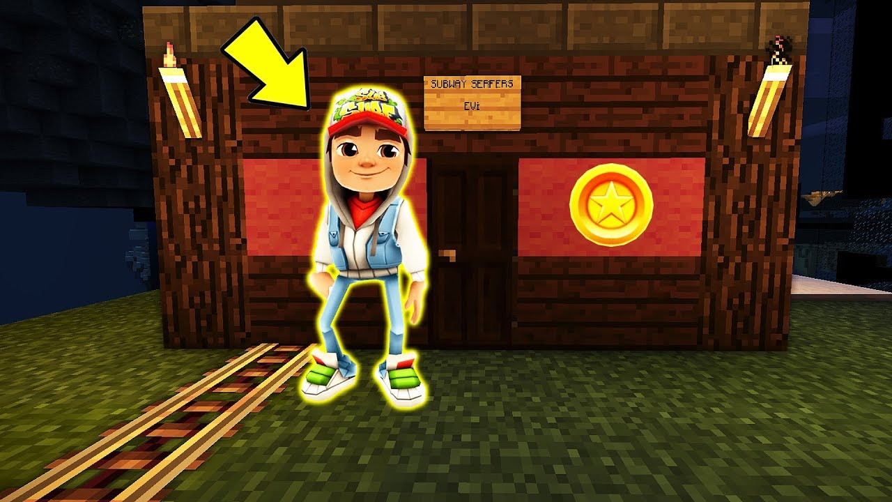 SUBWAY SURFERS EVİMİZE GELDİ (GERÇEK) !! 😱 - Minecraft