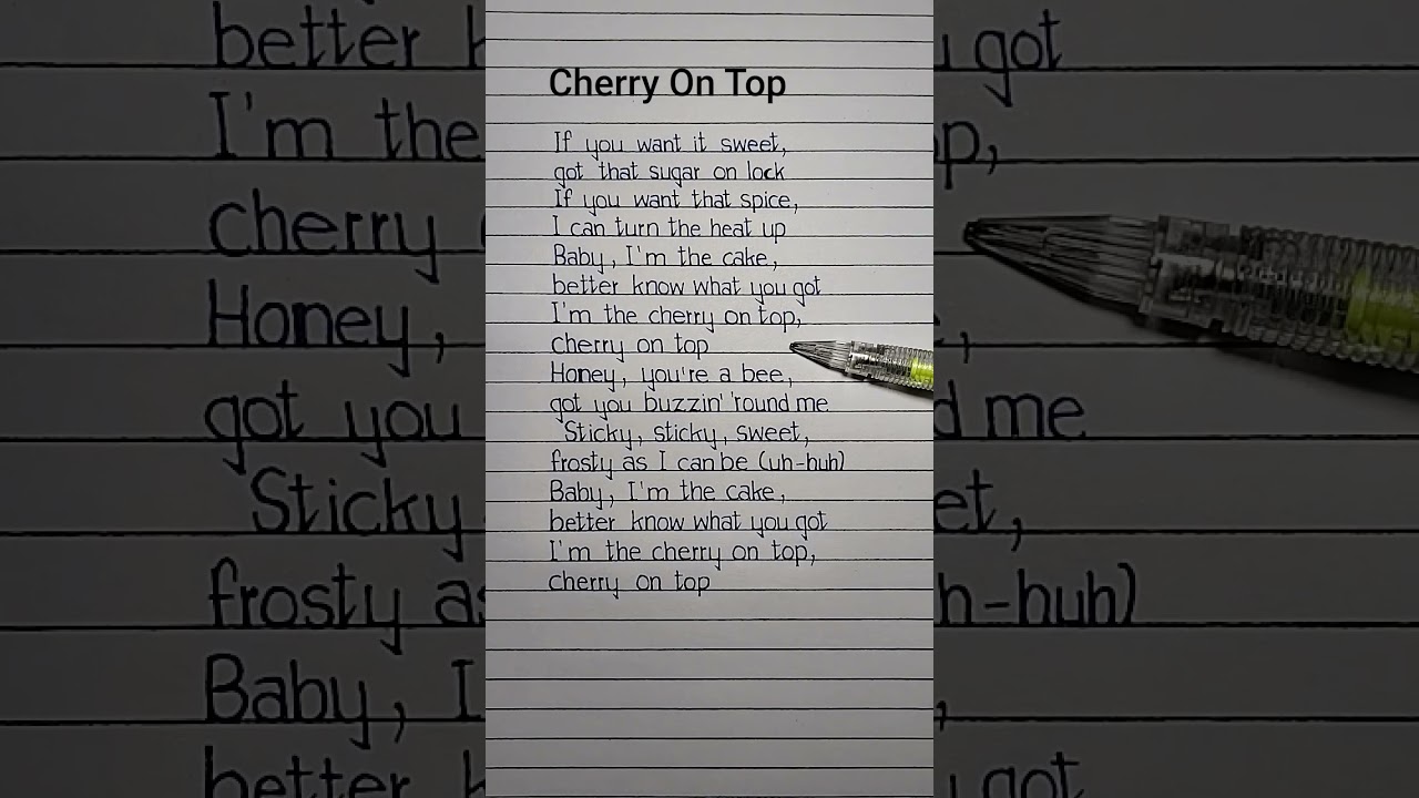 Cherry On Top Lyrics Song by BINI&nbsp;#lyrics #bini