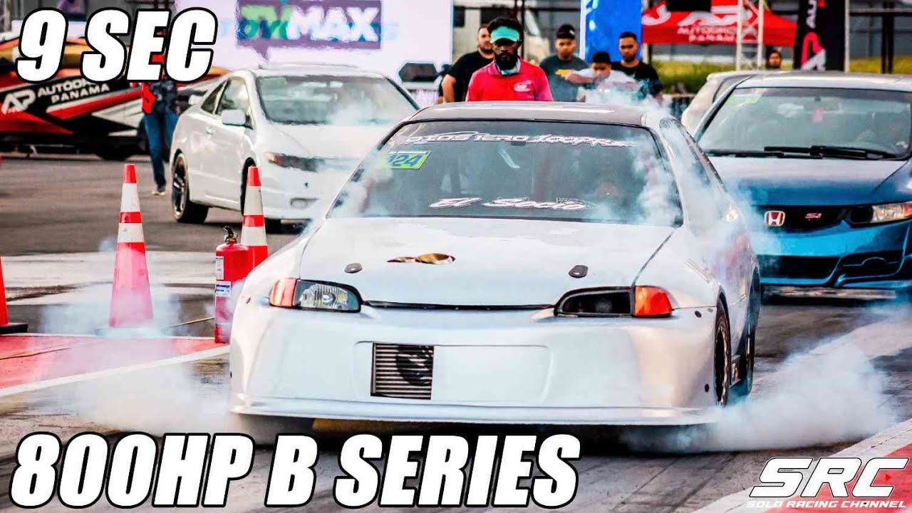 FUELTECH CIVIC 800HP B SERIES 9SEC l SOLO RACING CHANNEL