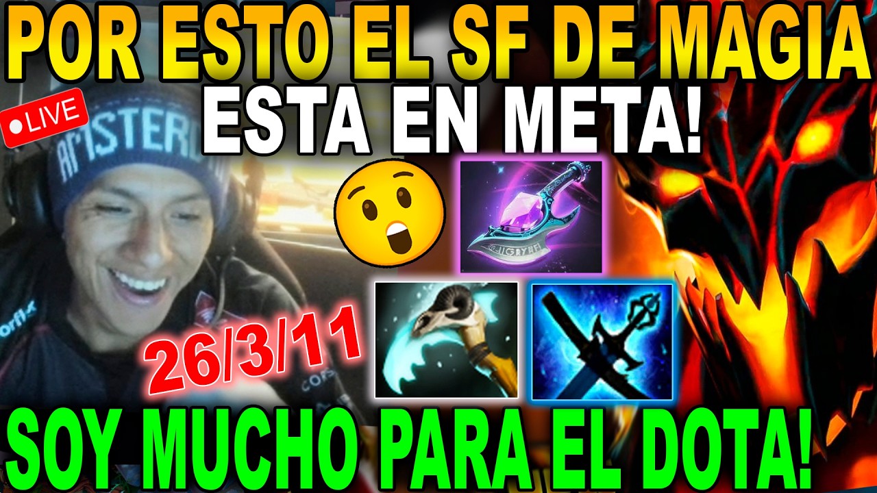 😲POR ESTO ESTA EN META!😲 PARKER MUESTRA COMO JUGAR SU SHADOW FIEND CARRY FULL MAGIA EN ESTE META!