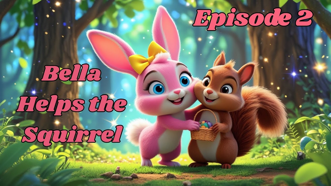 “Bunny Helps the Squirrel 🐰🐿️ | Cute Animal Friendship Story for Kids (Episode 2)”