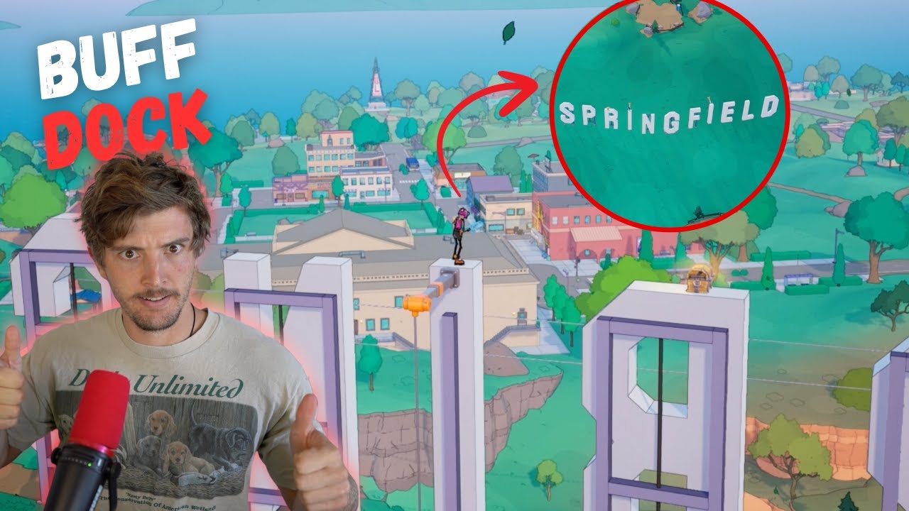 BuffDock Explores The New Simpson's Season (Fortnite)