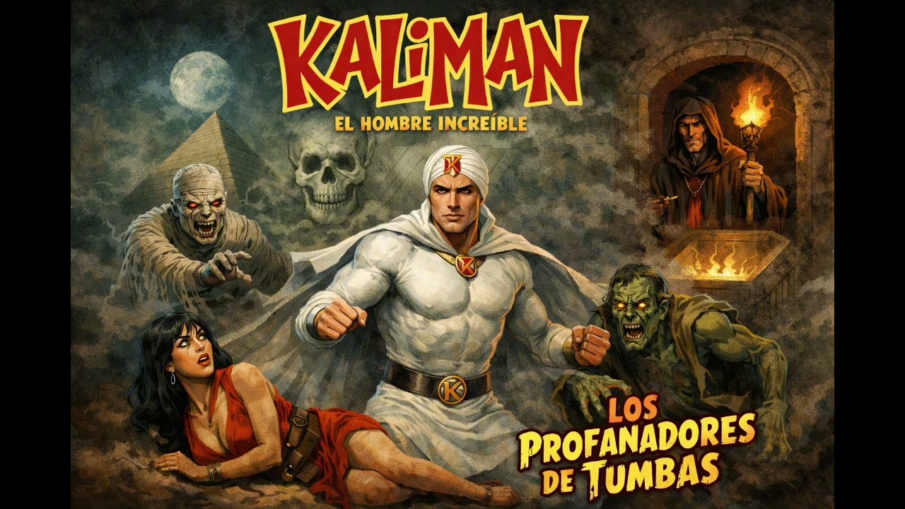 Capítulo 10 Profanadores De Tumbas Kalimán El Hombre Increible 