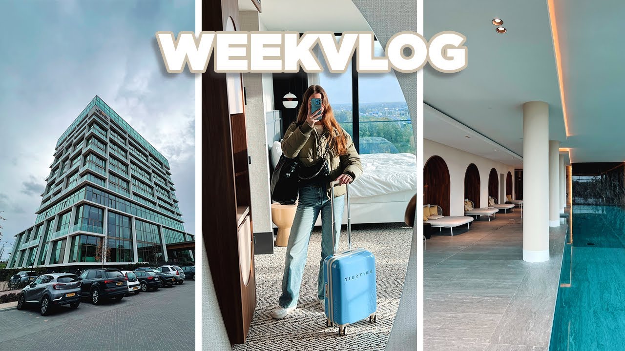 HOTELOVERNACHTING van der Valk 😍 UITETEN & Dion jarig 🥳 ☆ Weekvlog 40