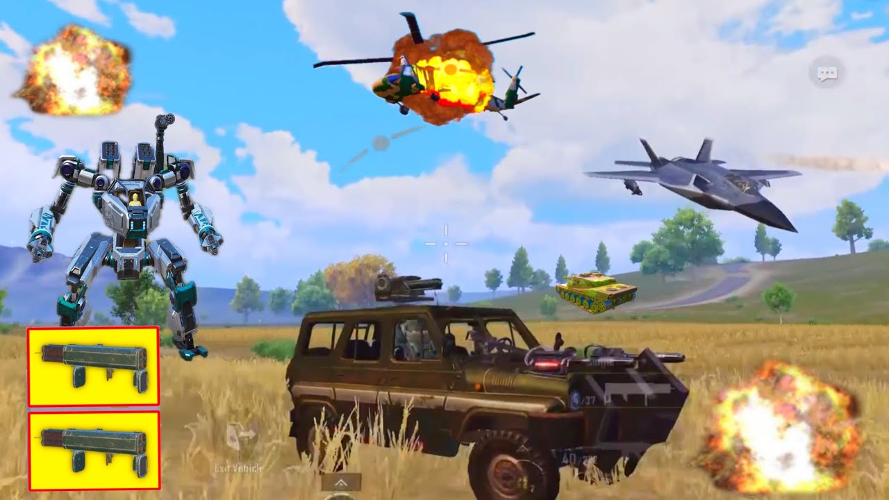 ☠️Jet VS M202 War in new PAYLOAD 3.0💥 | M202 Destroyed tanks🔥 PUBG Mobile