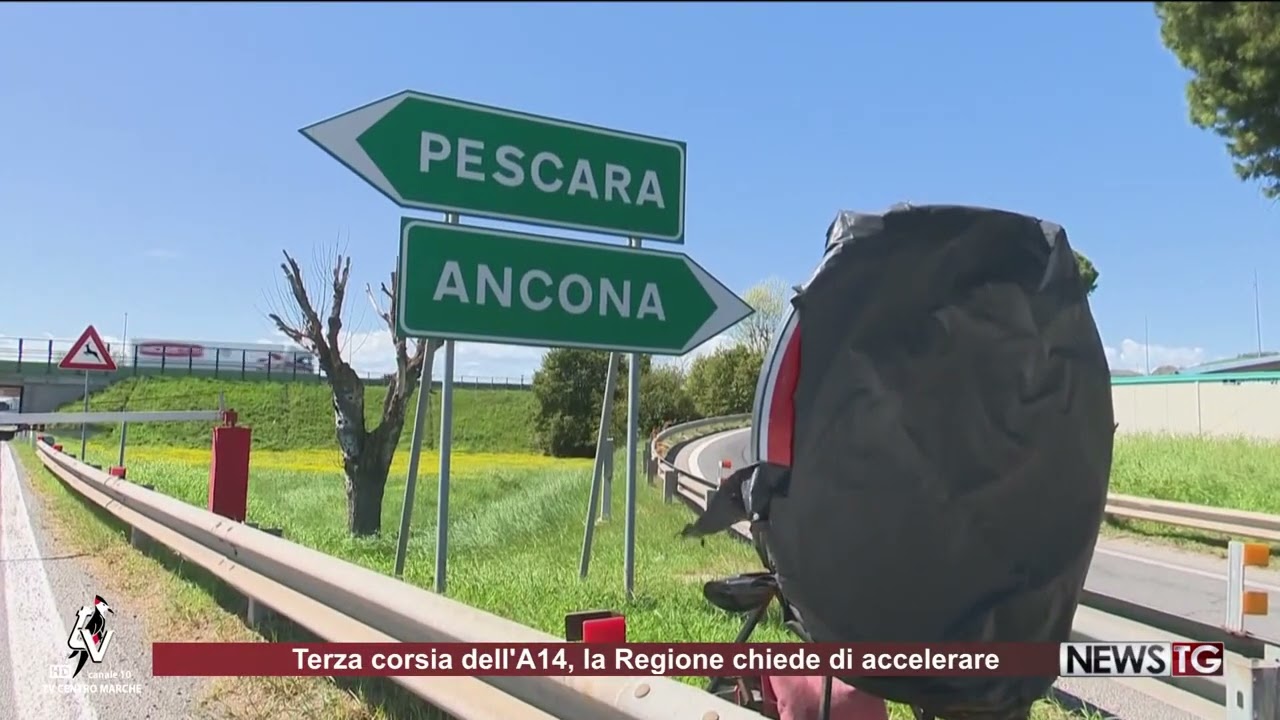 Terza corsia dell'A14, la Regione chiede di accelerare