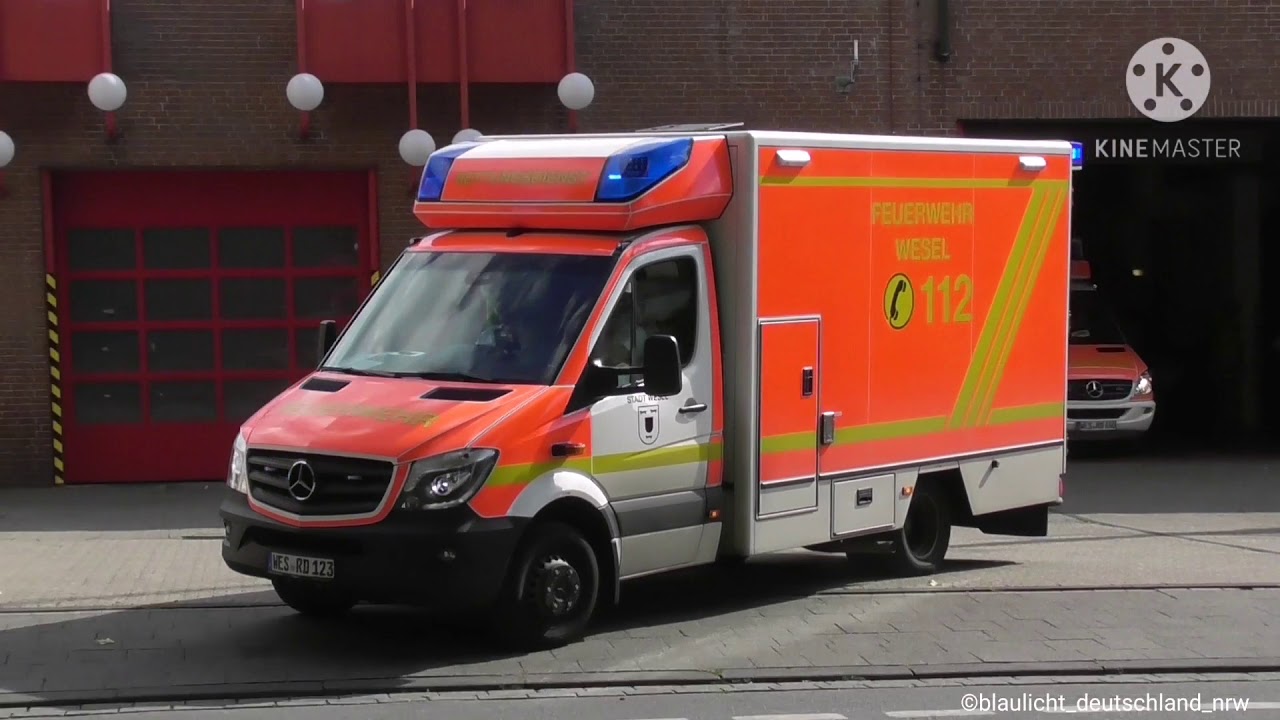 Einsatzfahrten Rettungsdienst des Kreises Wesel