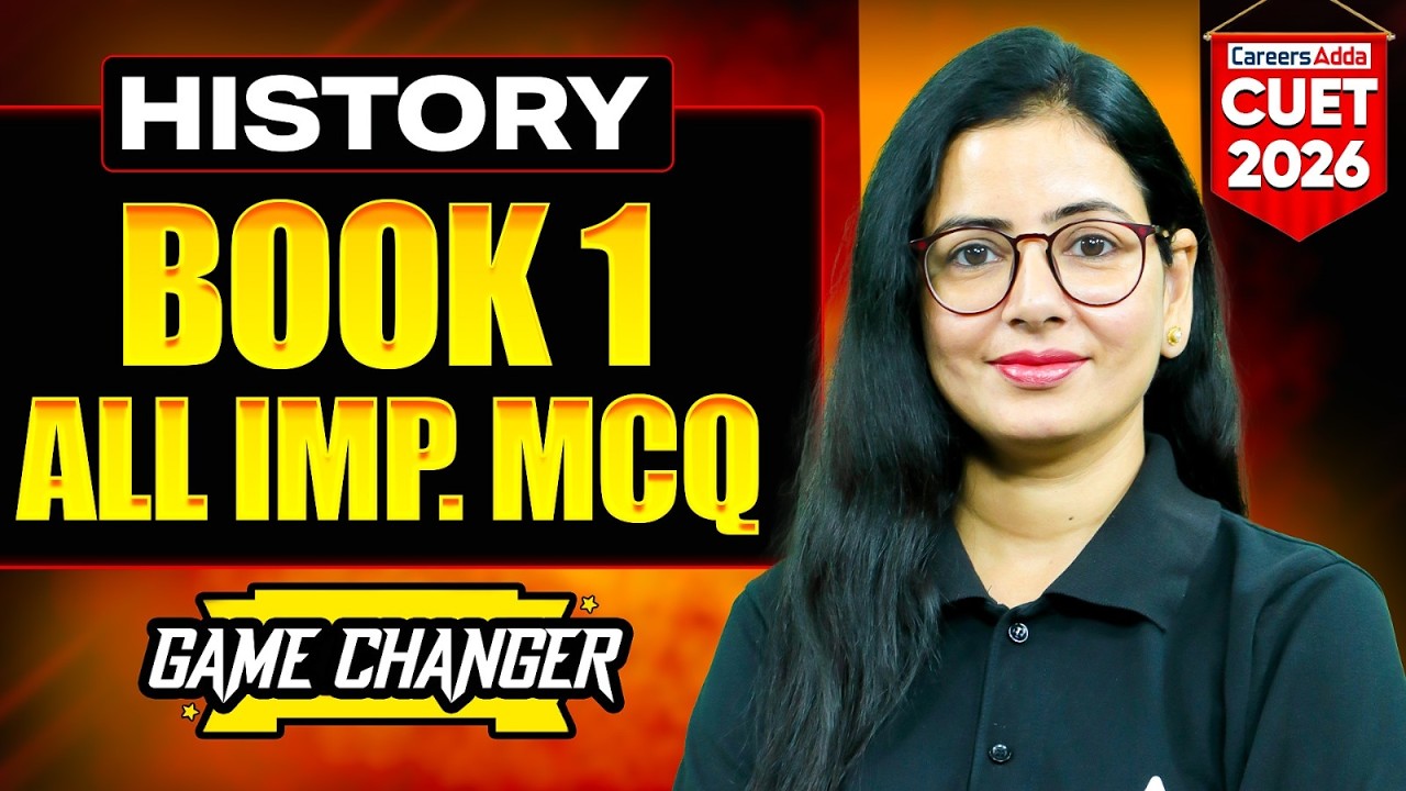 CUET History 2026 | Book 1 All Important MCQs One Shot 🔥| CUET Humanities 2026