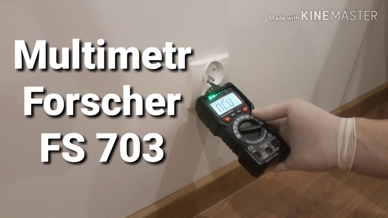 Multimetr Forscher FS 703 - WŁĄCZ NAPISY
