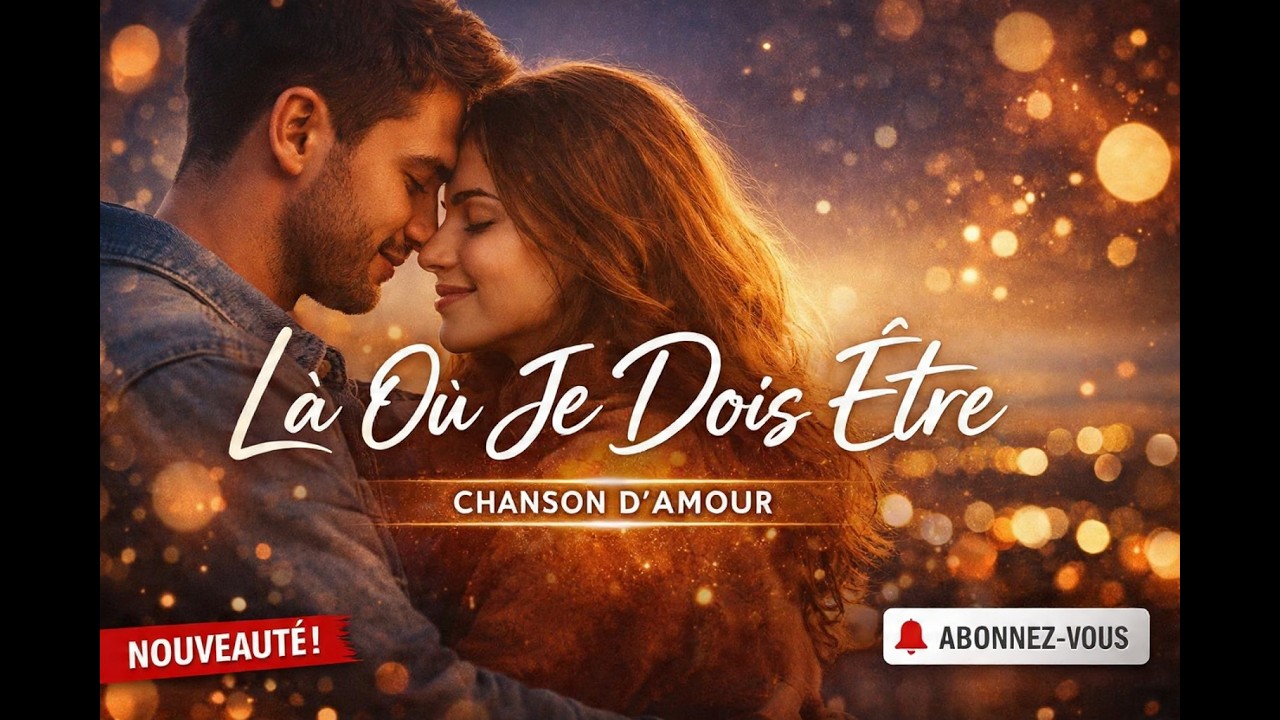 LA OU JE DOIS ETRE-chanson d’amour, amour éternel, pop français#chansondamour, #popfrancaise,