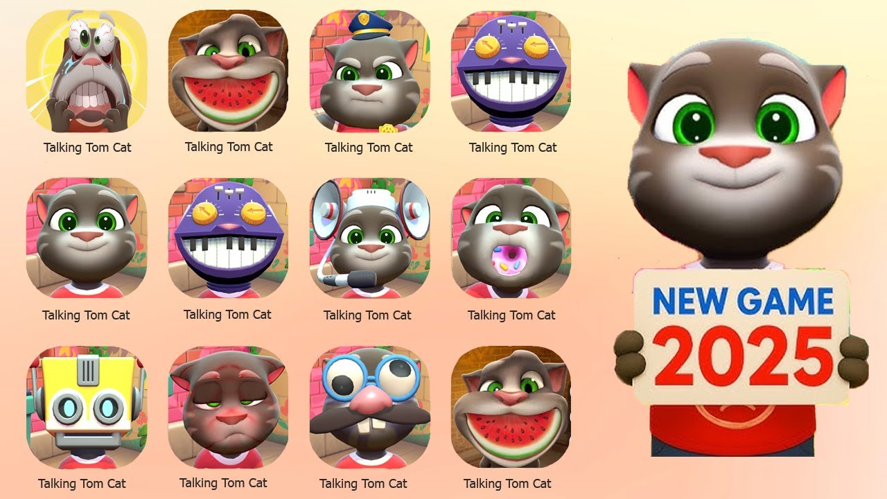 My Talking Tom Cat 2025 New update Discover the funny secrets of shrimp with mischievous games