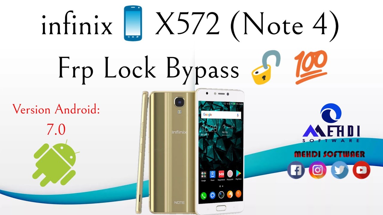 infinix📱X572 (Note 4) Frp Lock Bypass🔓💯طريقة تخطي حساب جوجل بعد الفورمات