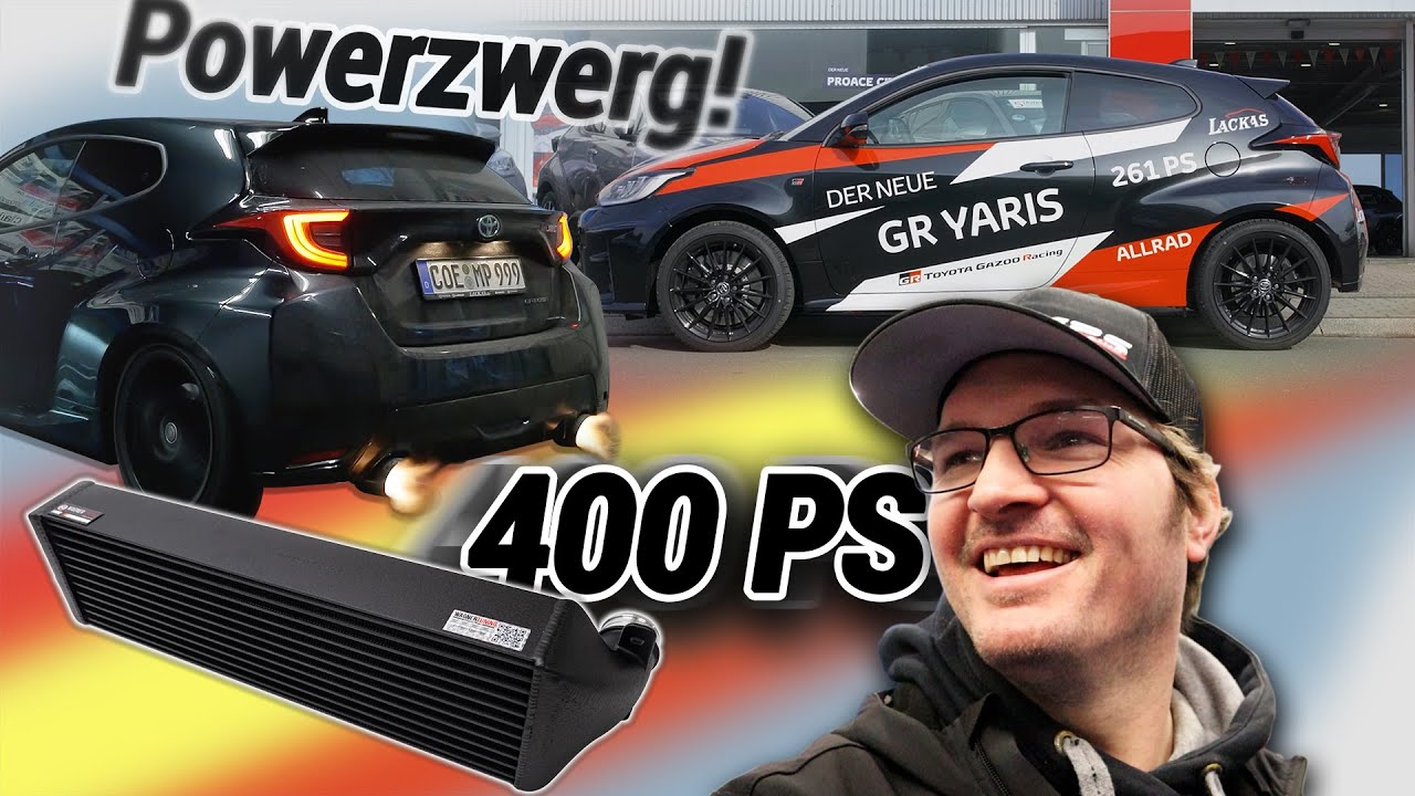 Toyota GR Yaris - 400PS! mit Downpipe, Auspuff & Wagner LLK - MPS Engineering