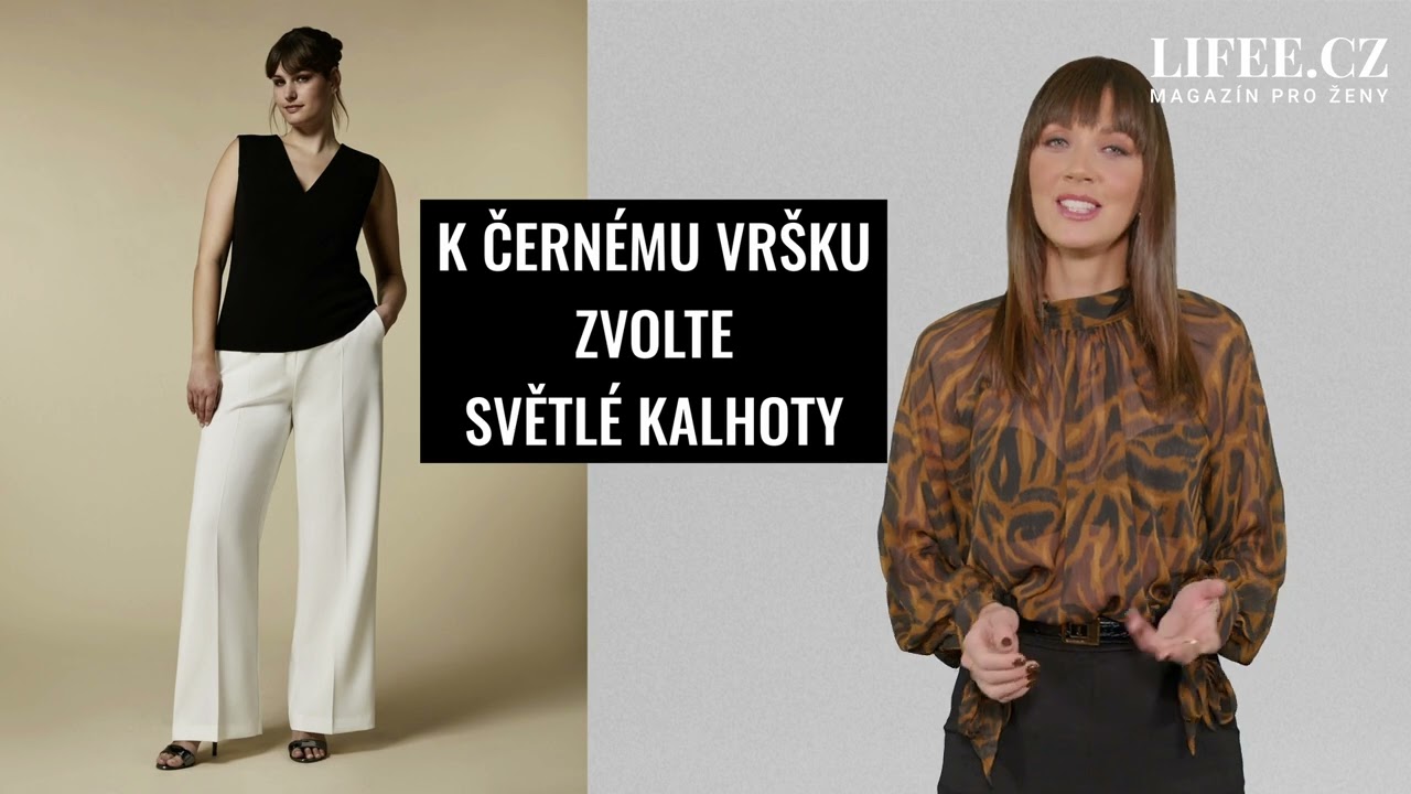 Postava typu jablko: Nesmí vám chybět kalhoty s vysokým pasem a košile k vrstvení