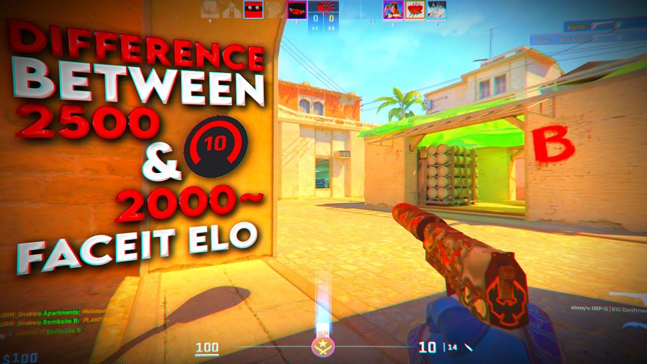 The Difference Between 2500 & 2000 Elo Faceit (CS2 Gameplay)