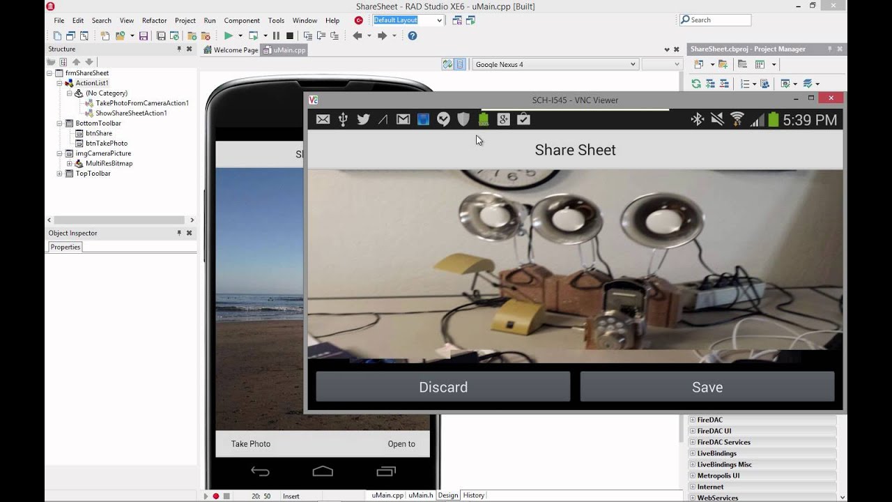 Build Android Apps with C++ using C++Builder