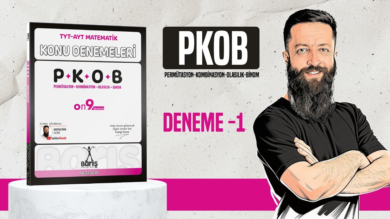 Barış PKOB Konu Denemeleri 1. Deneme Çözümü 