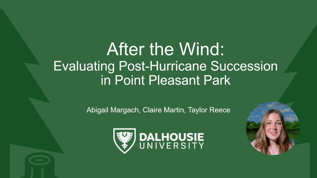 After the Wind: Evaluating Post-Hurricane Succession in Point Pleasant Park (BIOL2060 Presentation)