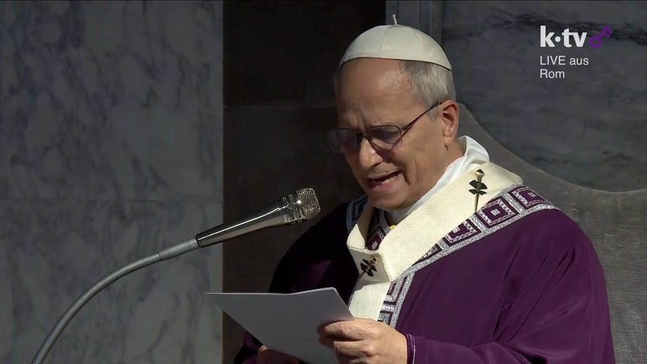 Aschermittwoch mit Papst Leo XIV., Statio Kirche Sant’Anselmo, Basilika S. Sabina in Rom - 18.2.2026