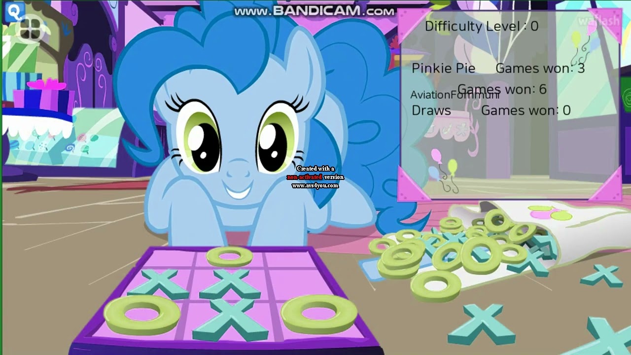 Pink Tac Toe Effects Round 1