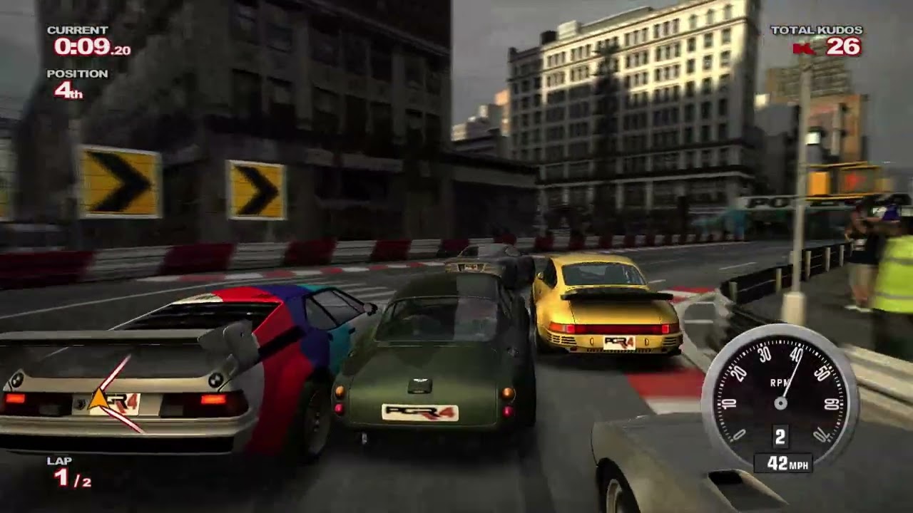 Driving The Elderly Aston Martin Z4 GT Zagato In PGR4