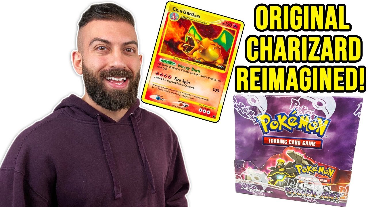 *CHARIZARD SECRET RARE REMAKE FROM 1999!* (Opening Pokemon Cards Vintage Booster Box!)