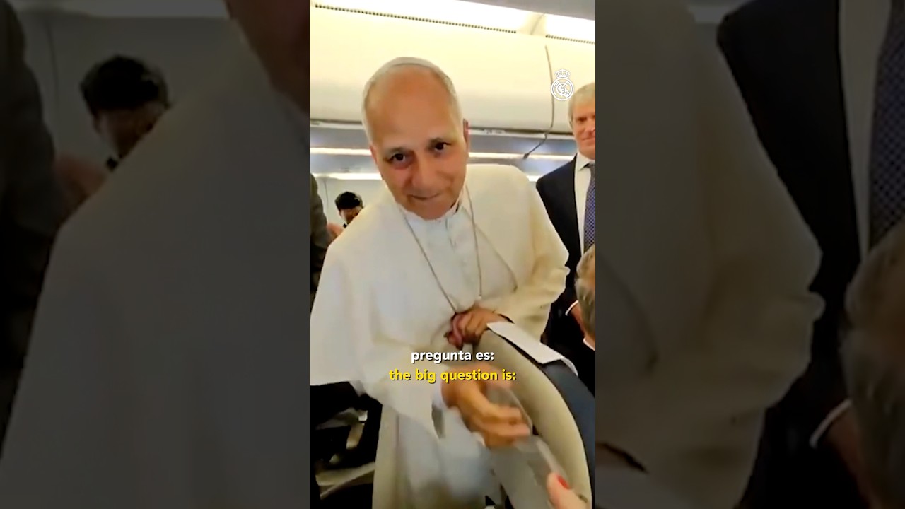 🤍 The Pope is a Real Madrid fan. Welcome, Leo XIV!
