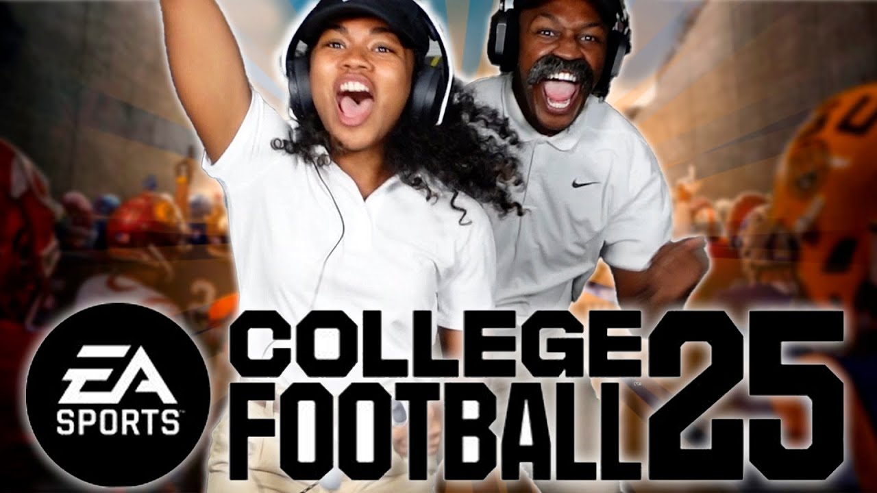 PLAYING COLLEGE FOOTBALL 25 WITH MY WIFE! | Episode 1