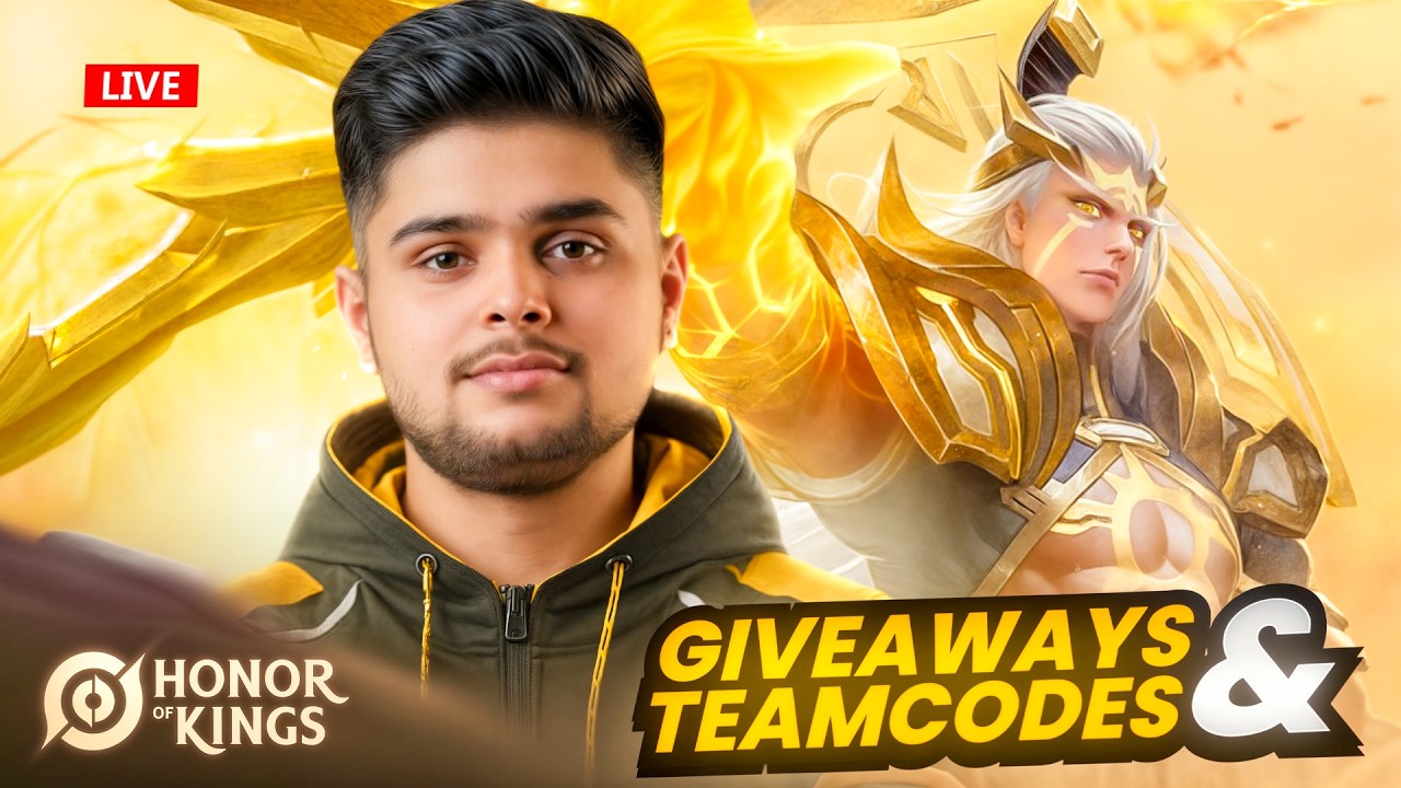 HOK Game Skins & Hero's GIVEAWAY & TEAMCODE 🔥 OK! HOK! Ab Game Paltega! | HOK INDIA BIXI OP LIVE
