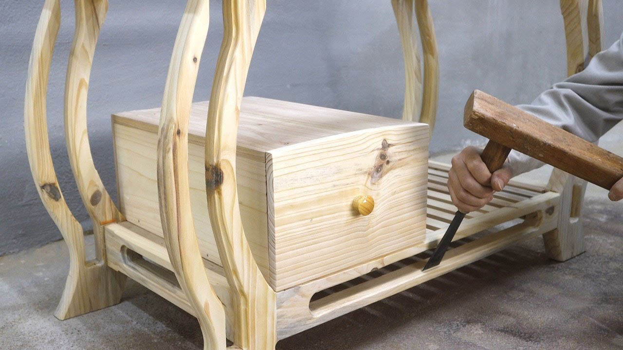 Novelty Woodworking Design Ideas Not To Be Missed // Perfect Coffee Table With Unique Design