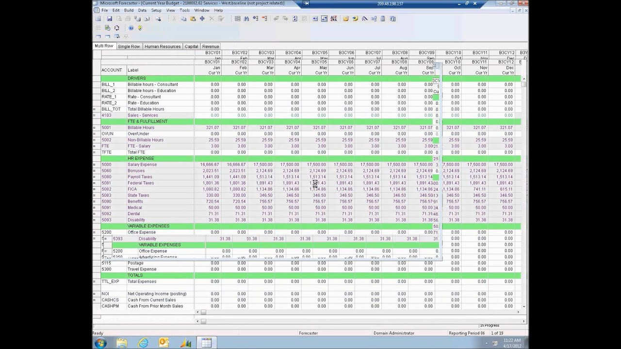 Microsoft Dynamics Forecaster demo part 2