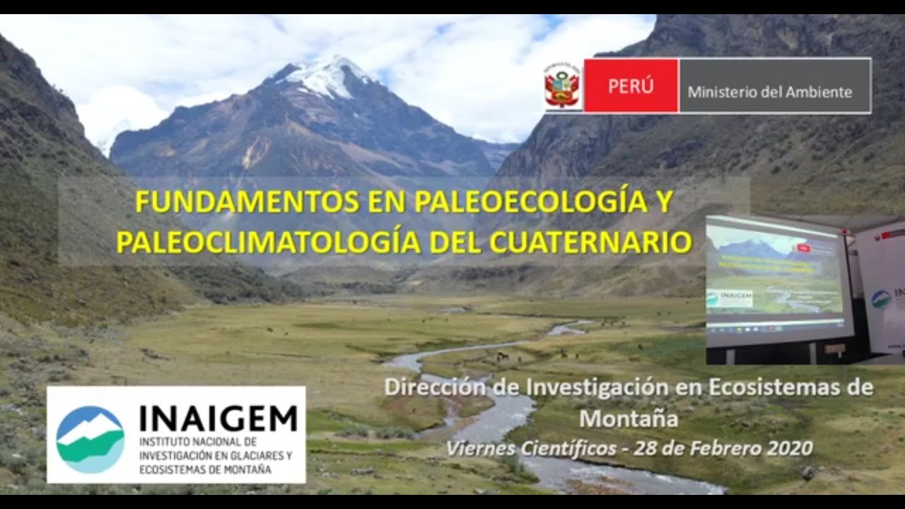 Fundamentos en paleoecolog&iacute;a y paleoclimatolog&iacute;a del Cuaternario